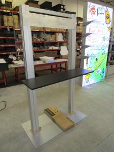 MOD-1519 Large Monitor Stand with Shelf and Monitor Mount