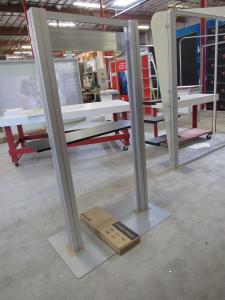 MOD-1519 Large Monitor Stand with Shelf and Monitor Mount -- View 2