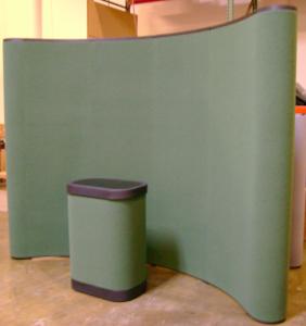 10' Quadro S Pop Up Display with Matching Case-to-Counter Conversion Kit