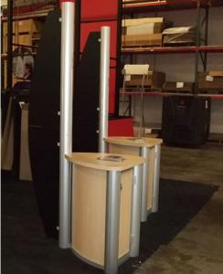 MOD-1144 Workstation with Tapered Graphic Wings -- Image 1