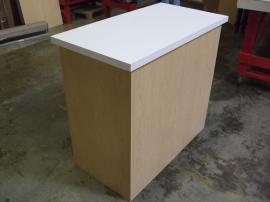 Modular Euro LT Counter with Locking Storage and Shelf -- Image 2
