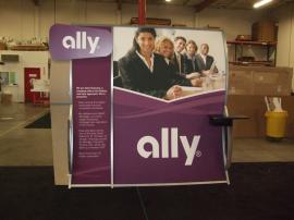 VK-1507 Perfect 10 Portable Hybrid Display with Tension Fabric and Direct Print Graphics -- Image 1