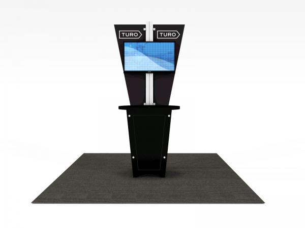 RE-1212 Rental Display / Kiosk / Workstation w/ Graphic