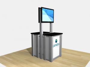RE-1256 / Double-Sided Counter Kiosk