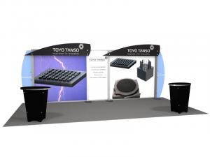 RE-2014 Rental Exhibit / 10 x 20 Inline Trade Show Display  Image 1